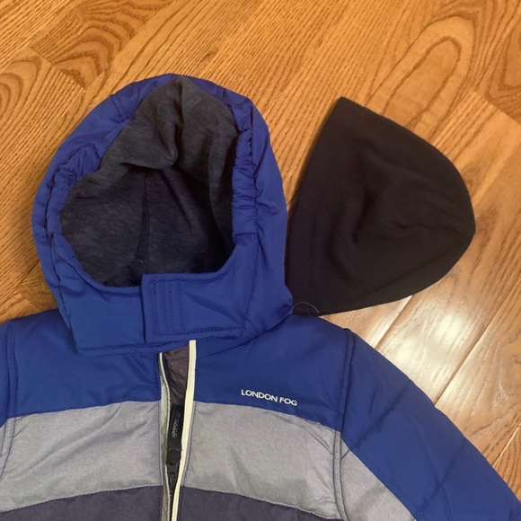 Boys Color Block Puffer Jacket - Picture 3 of 6